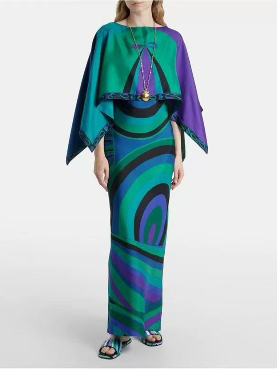 VGH Light Blue Abstract Print  - đánh giá và giá Women Formal Wear Set
