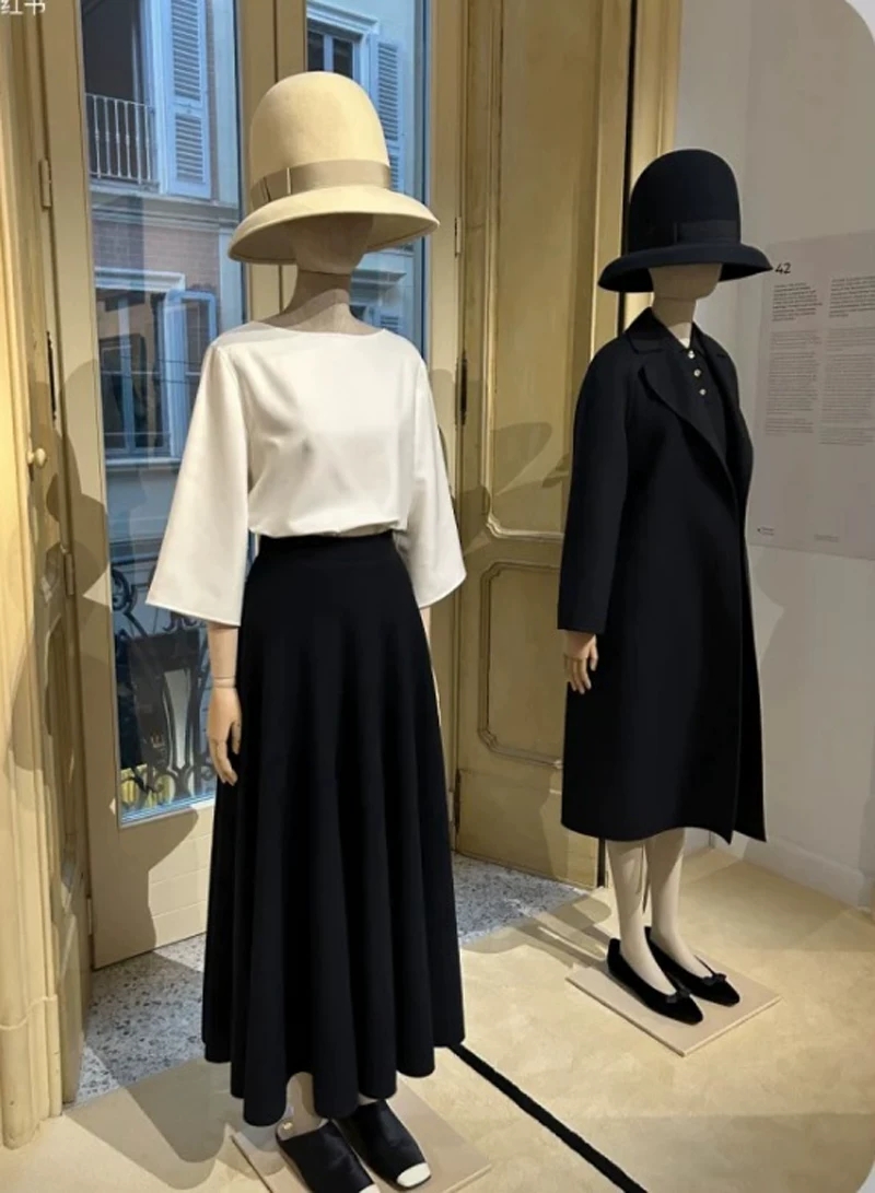 New Autumn Women Wool Silk Ble - đánh giá và giá Women Formal Wear With Skirt
