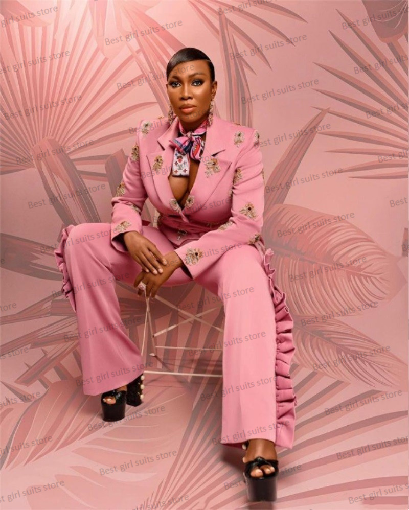 Pink Wedding Women Suit Set Bl - đánh giá và giá Women'S Formal Wear Wedding Guest