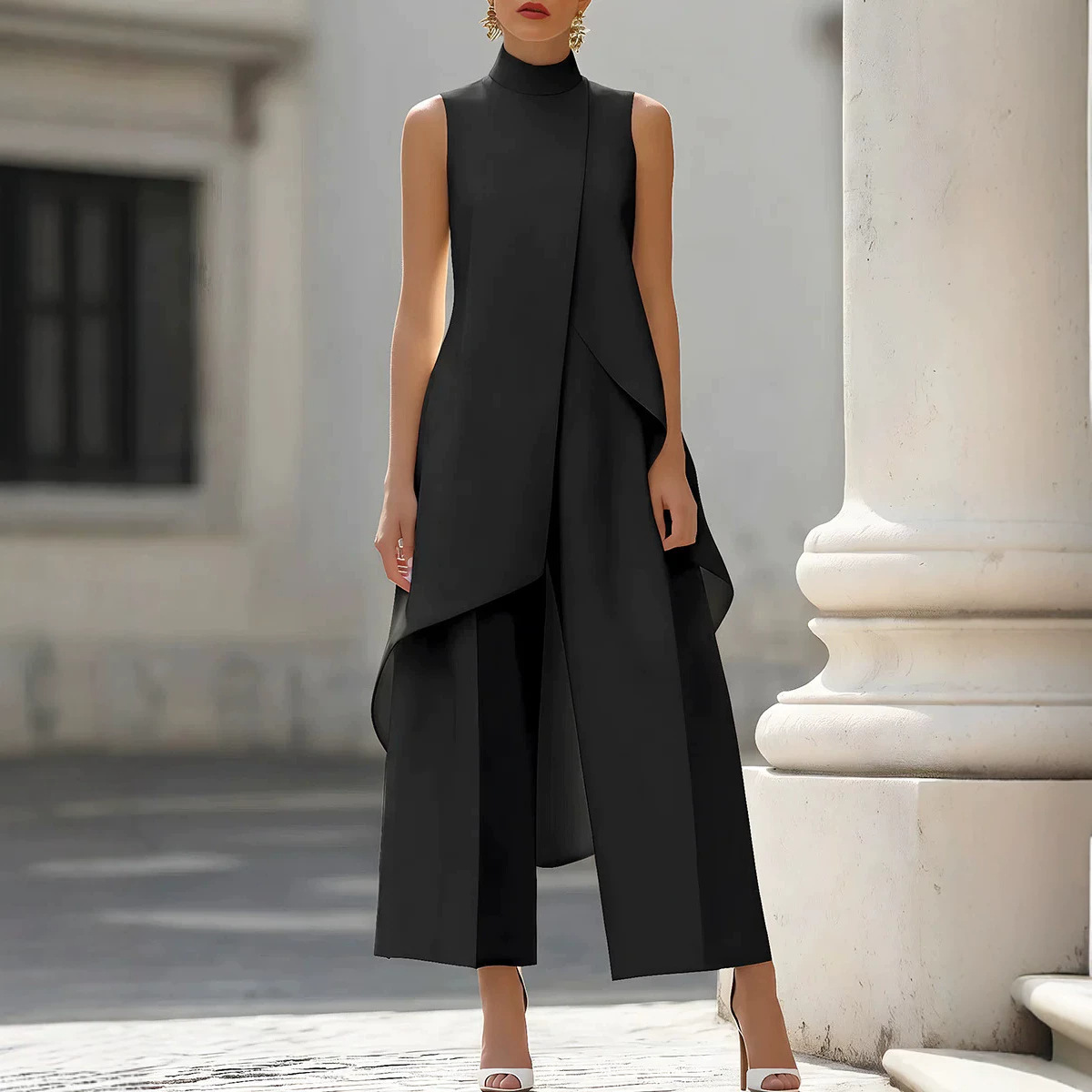 Women Stand Neck Sleeveless La - đánh giá và giá Women'S Formal Wear With Pants