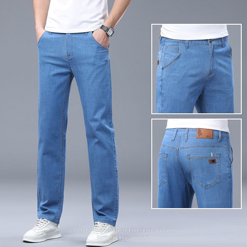 Summer Thin Men's Elastic Cott - đánh giá và giá Levis Jeans 501
