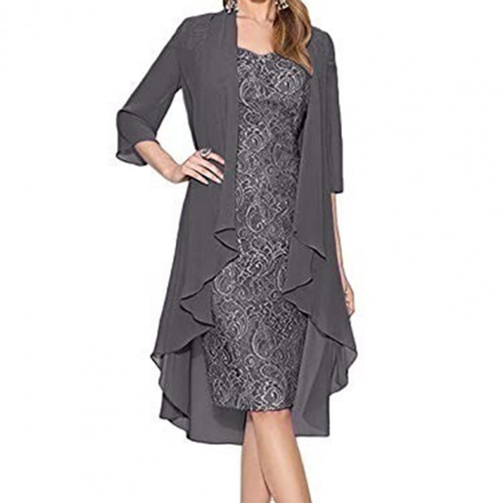 Form Đầm Suông Bộ Nữ Trang Phụ - đánh giá và giá Women Formal Wear Set