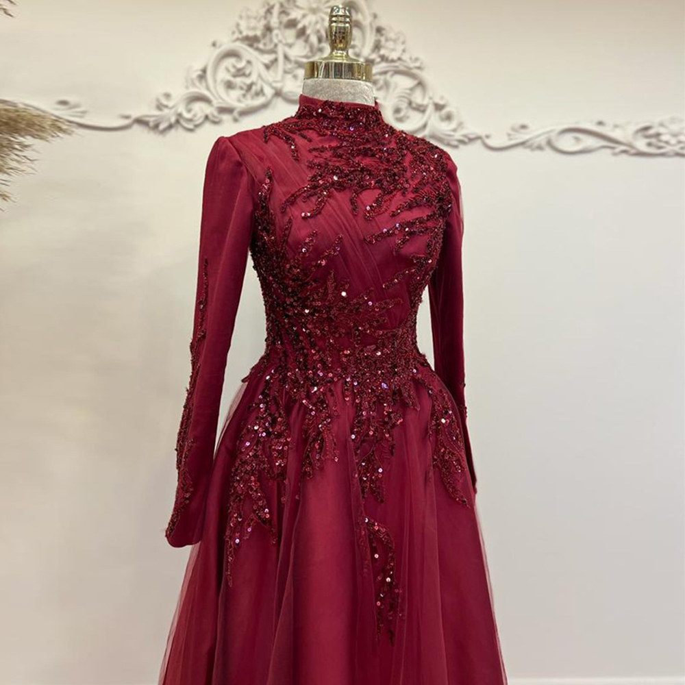 Beads Ankle Length A Line Prom - đánh giá và giá Women Formal Party Wear Dress