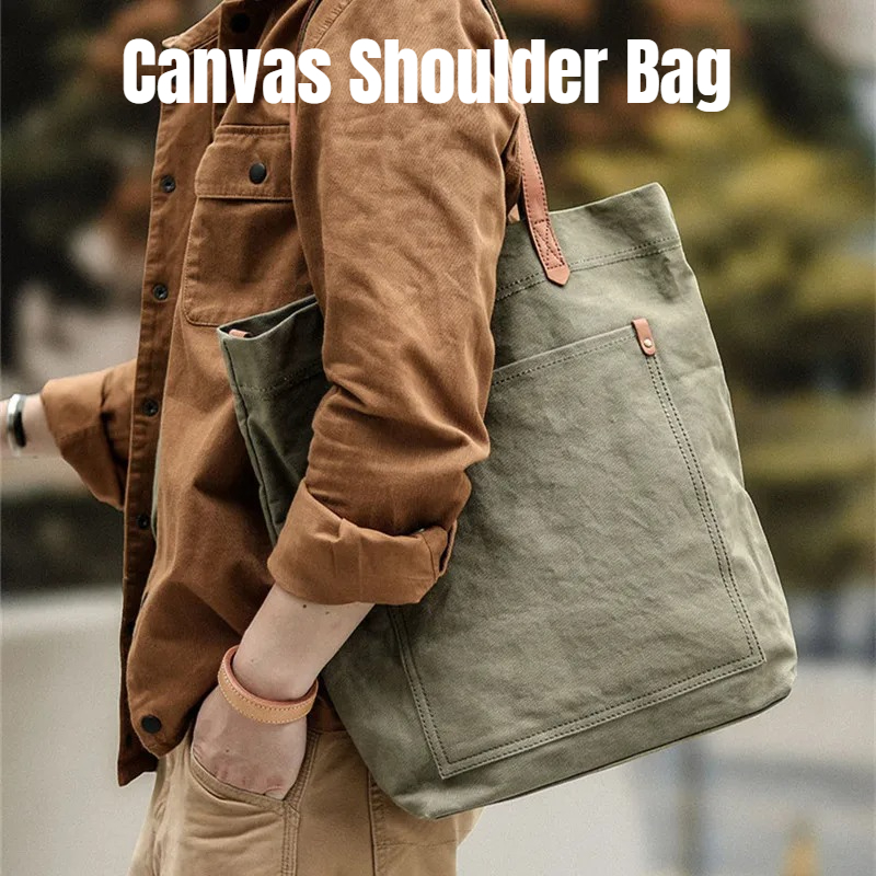 Canvas Leather Tote Bag for Me - đánh giá và giá Structured Handbag Work