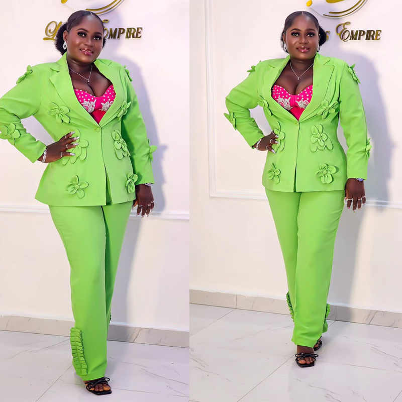 Plus Size Green Women Blazer S - đánh giá và giá Women Formal Wear For Plus Size
