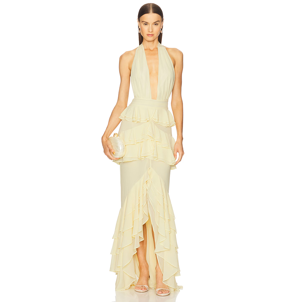 Evening Dresses Deep V Neck Ha - đánh giá và giá Women'S Formal Wear Wedding Guest