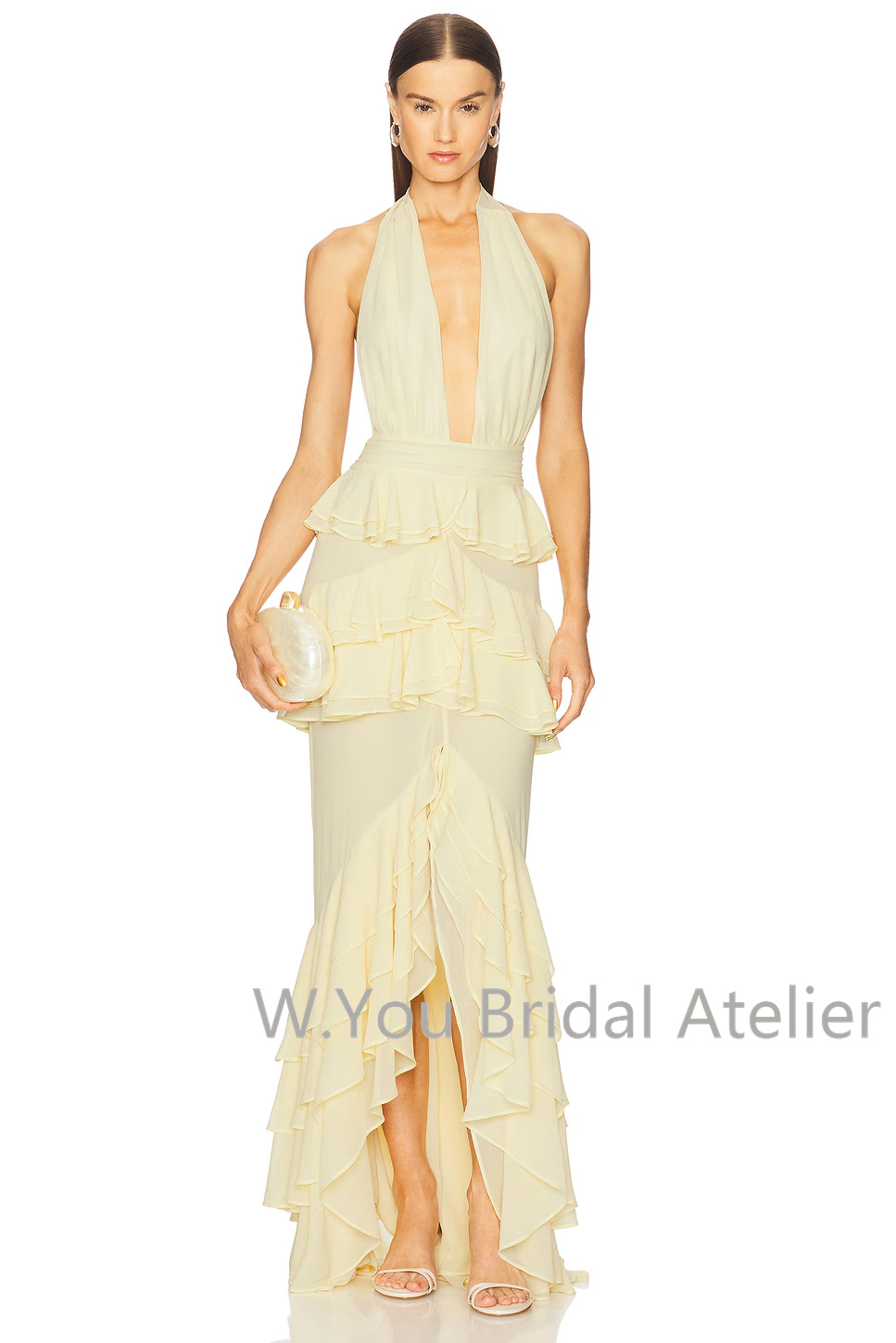 Evening Dresses Deep V Neck Ha - đánh giá và giá Women'S Formal Wear Wedding Guest