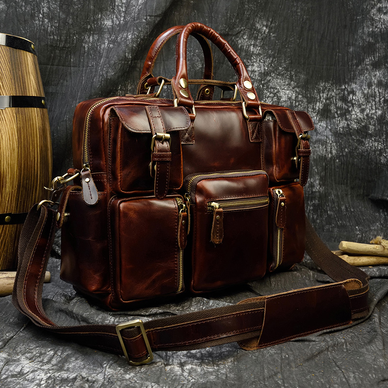 Dép Nam Da Thật Chính Hãng Da  - đánh giá và giá Structured Handbag Work