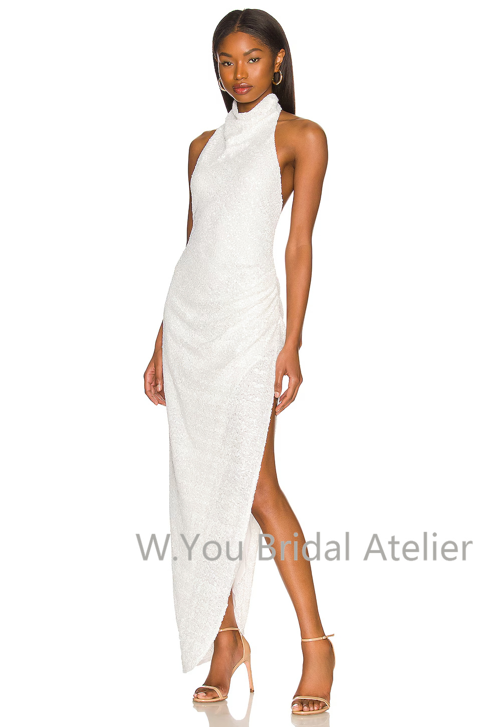 Evening Dresses Halter Necklin - đánh giá và giá Women'S Formal Wear Wedding Guest