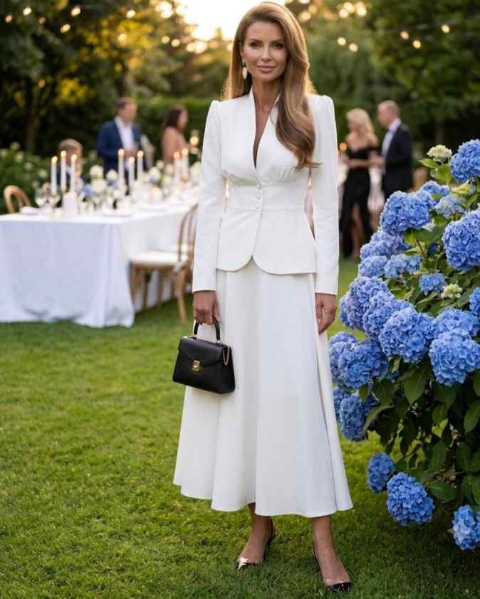 Elegant Two Piece Women Suit S - đánh giá và giá Women Formal Wear With Skirt