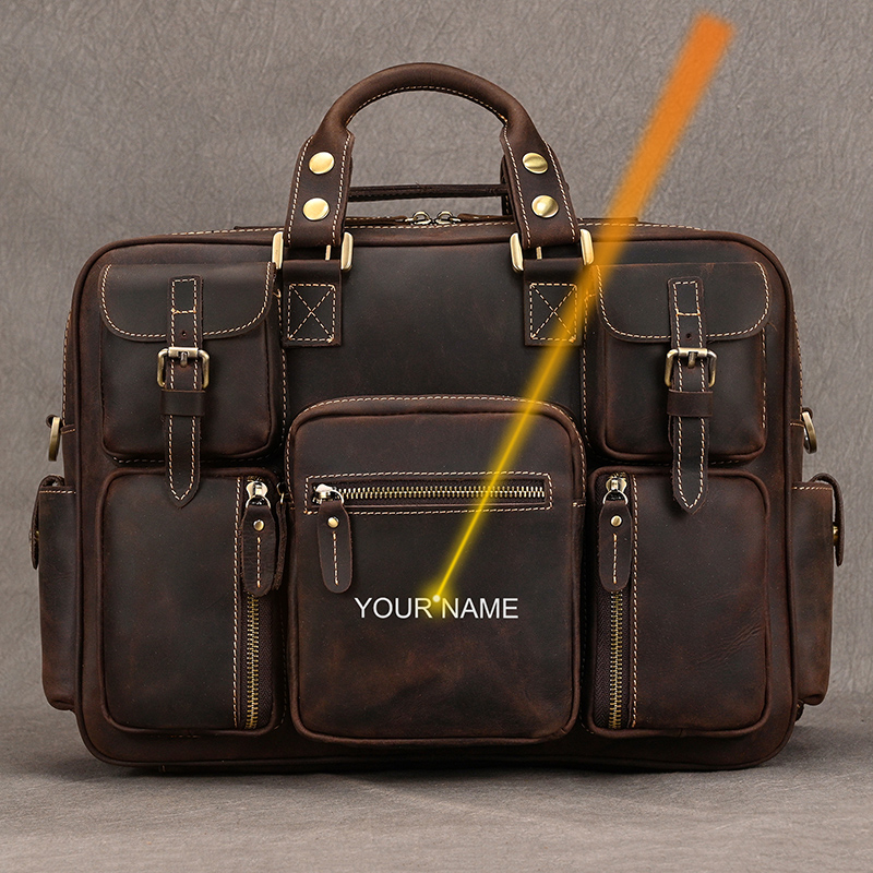 Luufan Vintage Crazy Horse Lea - đánh giá và giá Structured Handbag Work