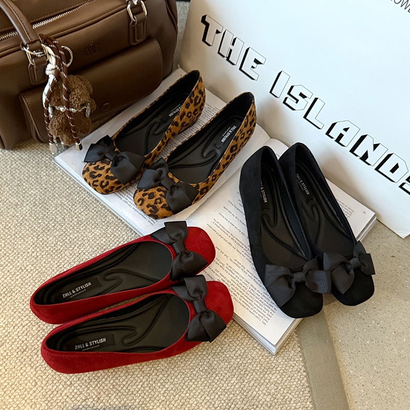 Multi-Color Suede Ballet Flats - đánh giá và giá Women Formal Wear With Shoes