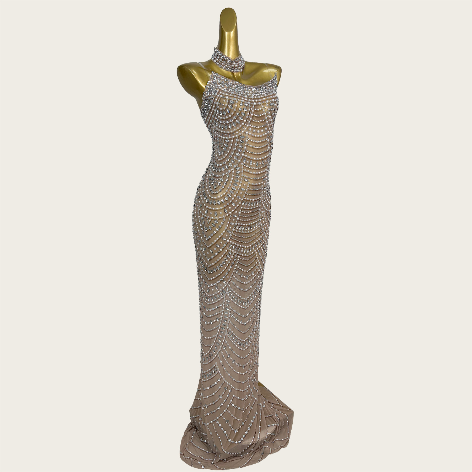 Sparkly Rhinestone Mermaid Eve - đánh giá và giá Formal Gala Wear Women