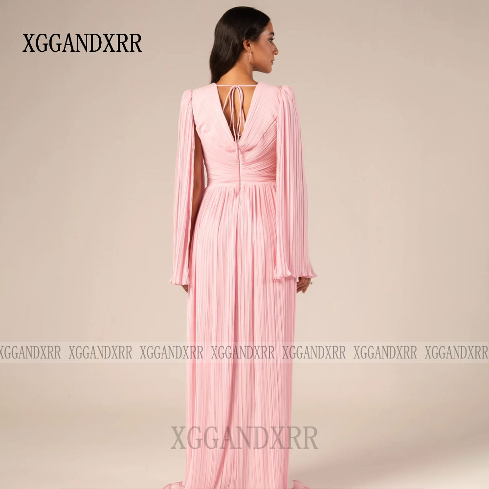 Customized Pink A Line Prom Dr - đánh giá và giá Formal Gala Wear Women