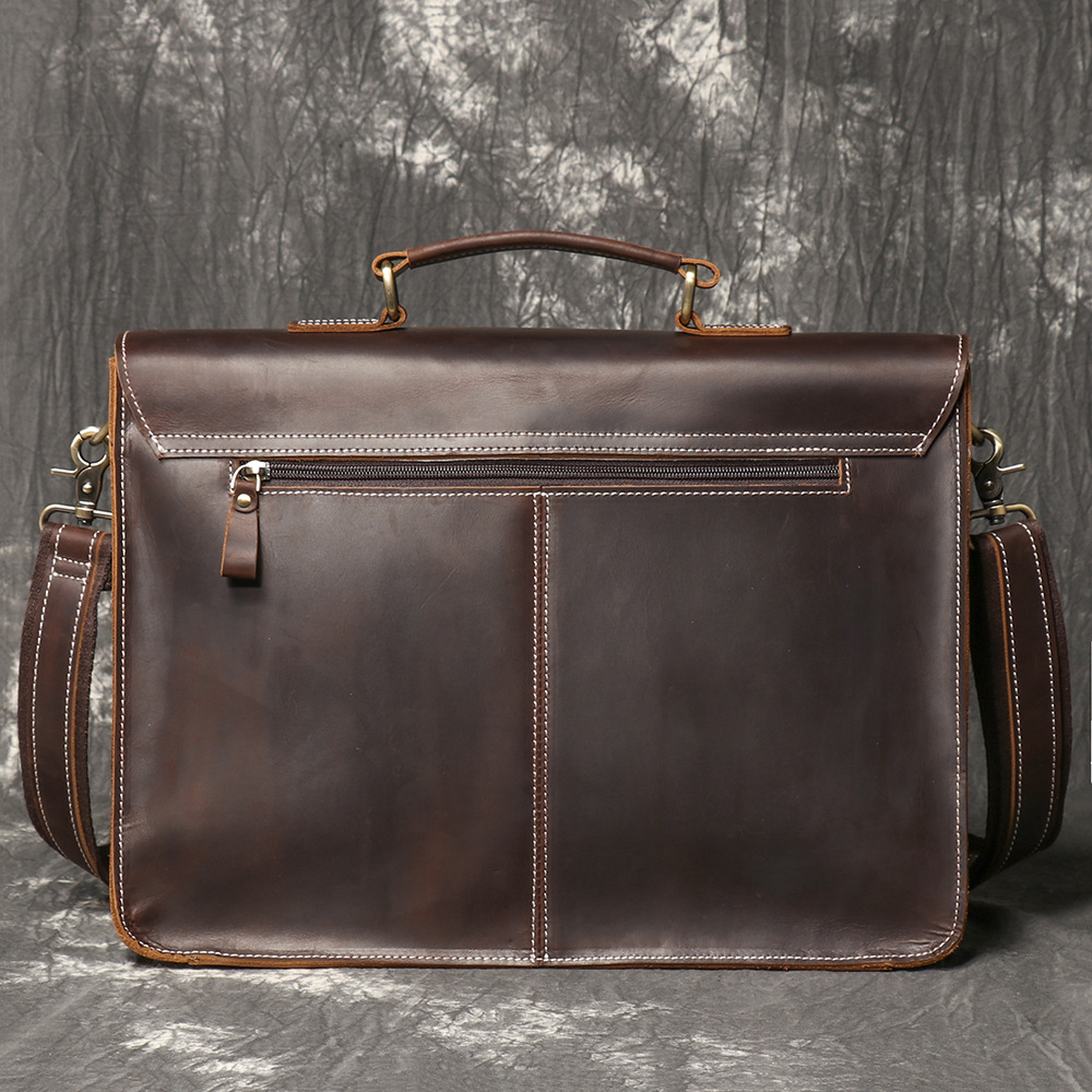 Ví Nữ Cầm Tay Vintage Da Ngựa  - đánh giá và giá Structured Handbag Work