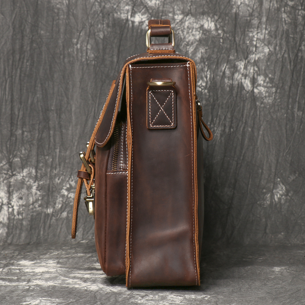 Ví Nữ Cầm Tay Vintage Da Ngựa  - đánh giá và giá Structured Handbag Work