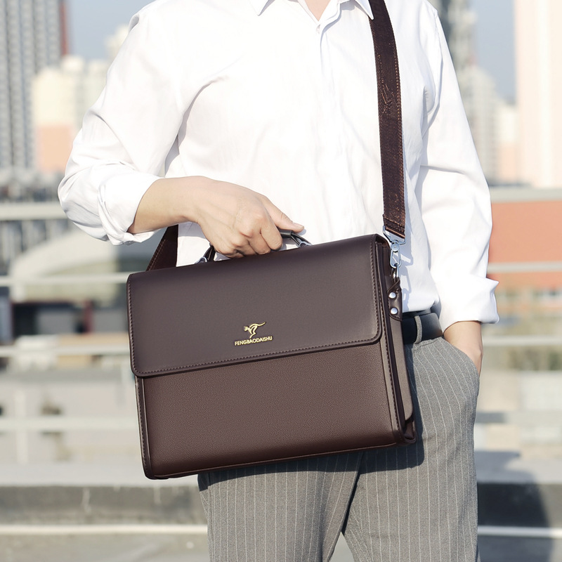 Luxury Men'S Briefcase Designe - đánh giá và giá Structured Handbag Work