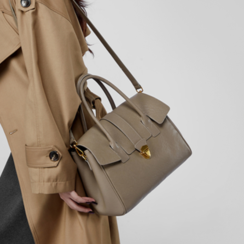BURMINSA Genuine Leather Top H - đánh giá và giá Structured Handbag Work