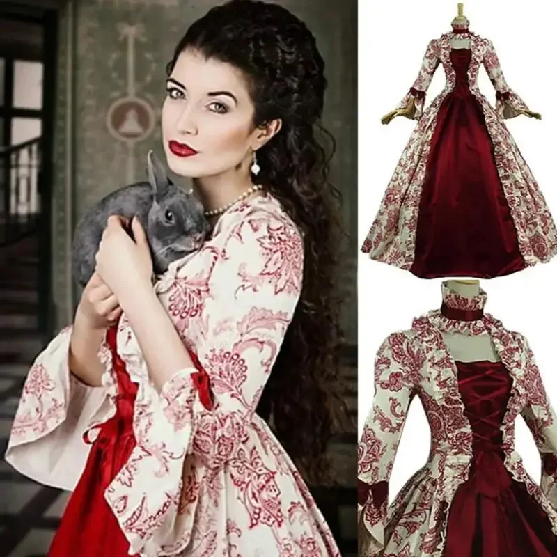 Plus Size Women Gothic Floral  - đánh giá và giá Victorian Women'S Formal Wear