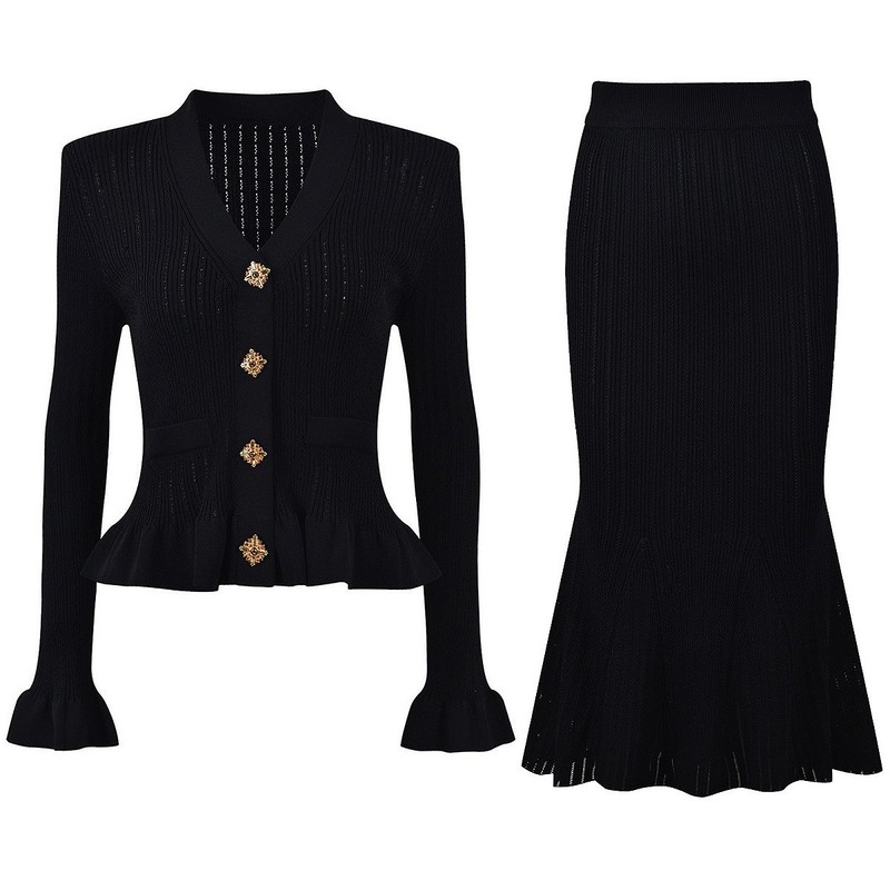 Elegant French Style Women Kni - đánh giá và giá Women'S Formal Wear Cardigan
